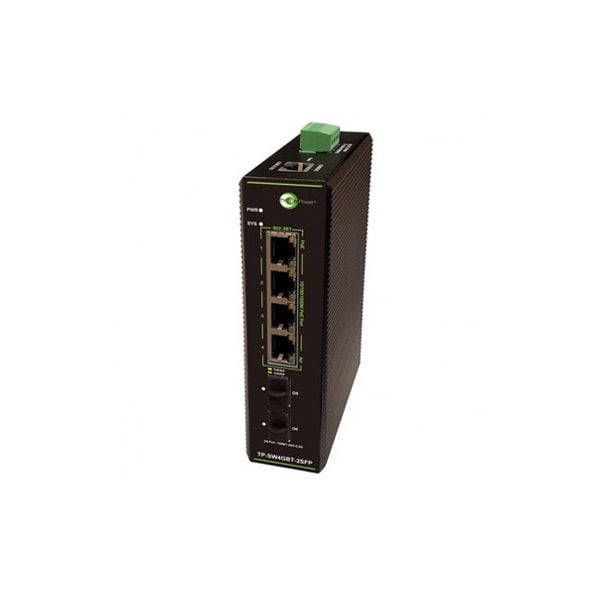 Poe Switch, Gige 4X 802.3Bt, 2Xsfp, Mgmt, Din